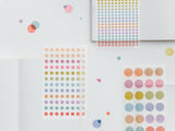 TSUKI no IRO Transparent Dot Stickers - 15mm