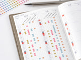 TSUKI no IRO Transparent Dot Stickers - 3.5mm