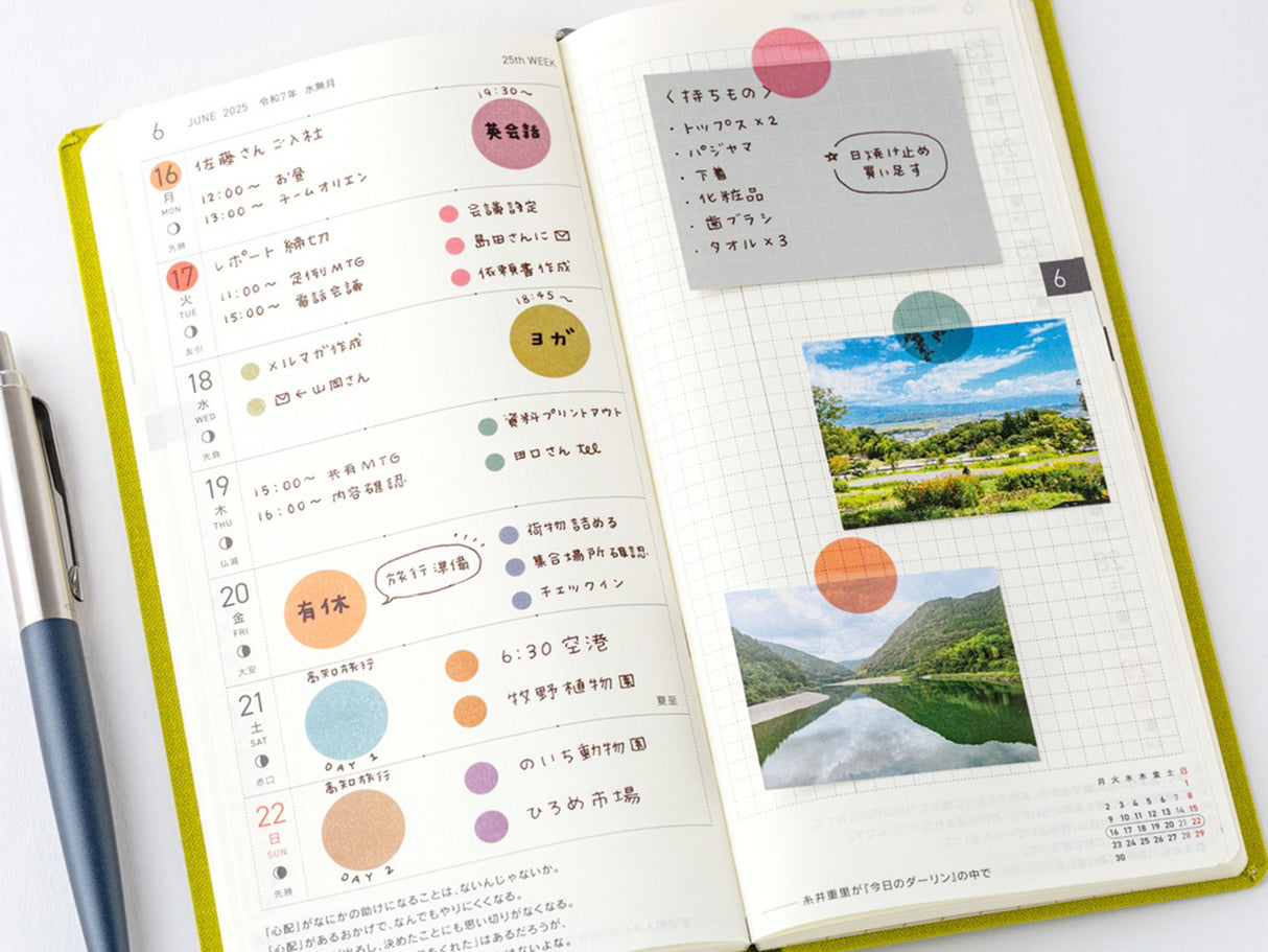 TSUKI no IRO Transparent Dot Stickers - 3.5mm