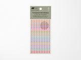 TSUKI no IRO Transparent Dot Stickers - 3.5mm