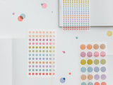 TSUKI no IRO Transparent Dot Stickers - 6mm