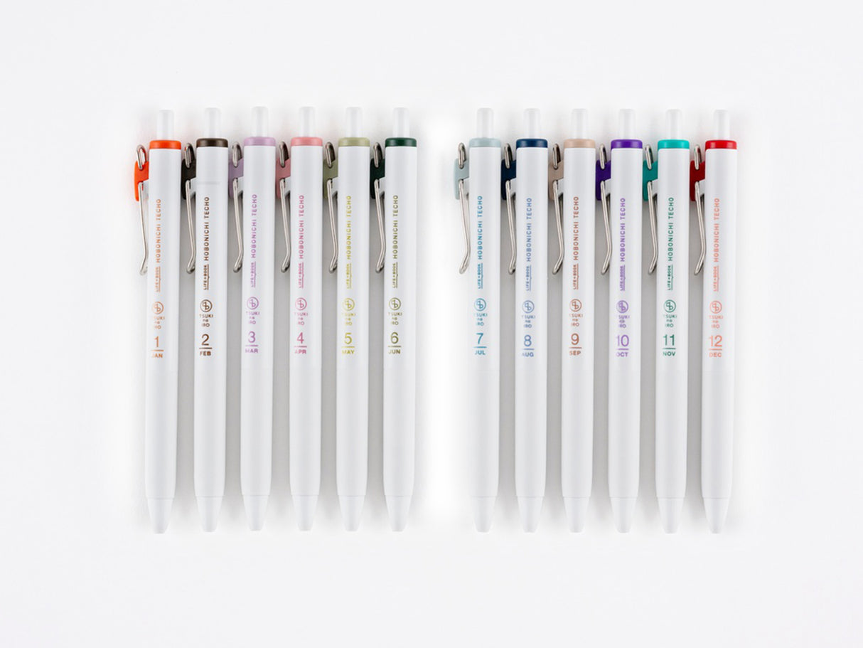 TSUKI no IRO Uniball One July-Dec Set with Case