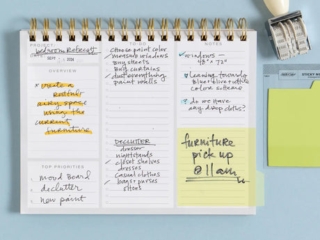 Tabbed Transparent Sticky Notes