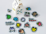 Tamagotchi Flake Stickers - Set of 3 Boxes