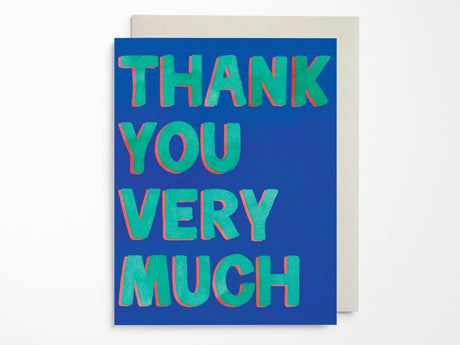 Thank You Very Much Greeting Cards Box of 6