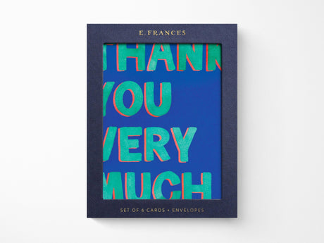 Thank You Very Much Greeting Cards Box of 6