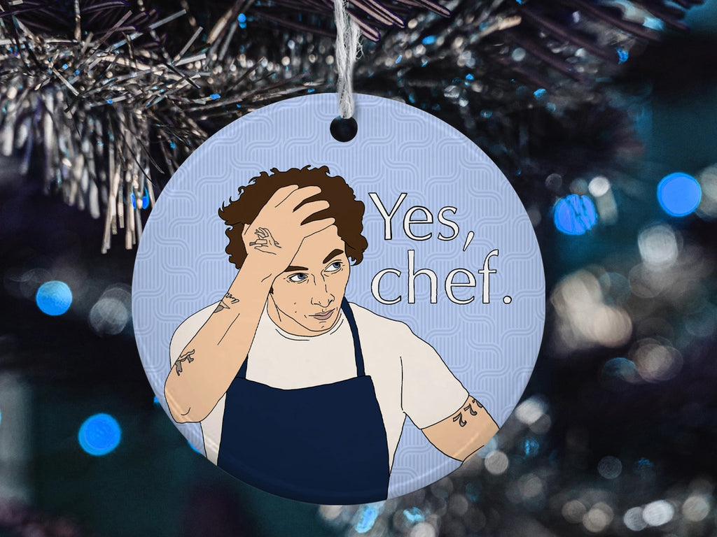 The Bear "Yes Chef" Porcelain Ornament