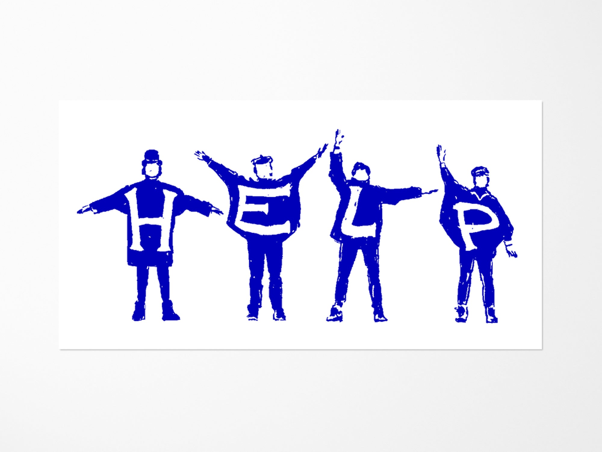 The-Beatles-Help-Vinyl-Sticker