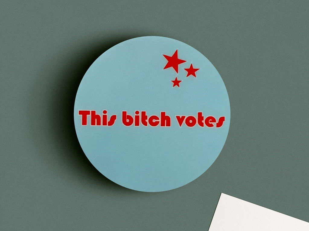 This B**ch Votes Vinyl Sticker