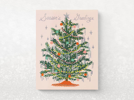 Tinsel Tree Holiday Greeting Cards - Set of 8