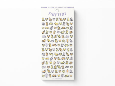 Tiny Tiny Fox Sticker Sheet