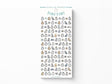 Tiny Tiny Penguin Sticker Sheet