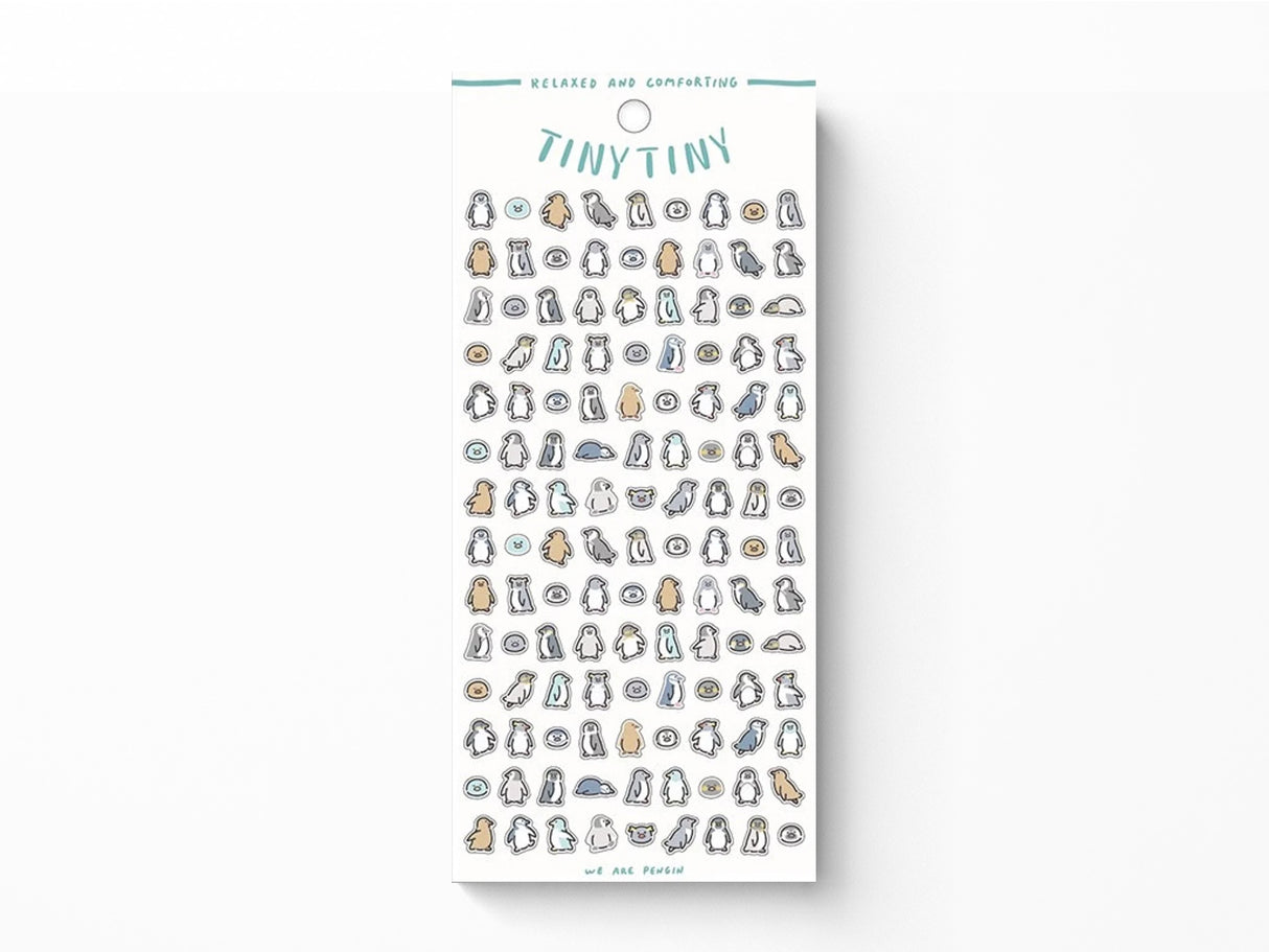 Tiny Tiny Penguin Sticker Sheet