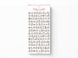 Tiny Tiny Rabbit Sticker Sheet