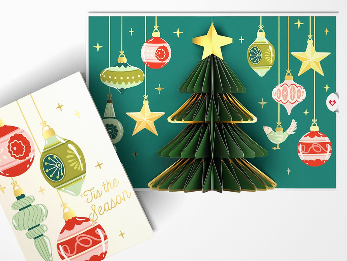 'Tis the Season Christmas Tree Pop-Up Card