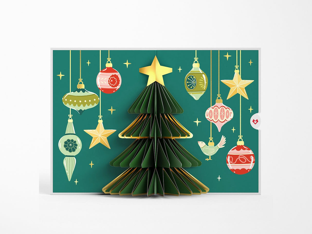 'Tis the Season Christmas Tree Pop-Up Card