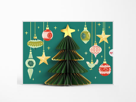 'Tis the Season Christmas Tree Pop-Up Card
