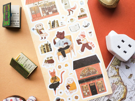 To The Bookshop Sticker Sheet