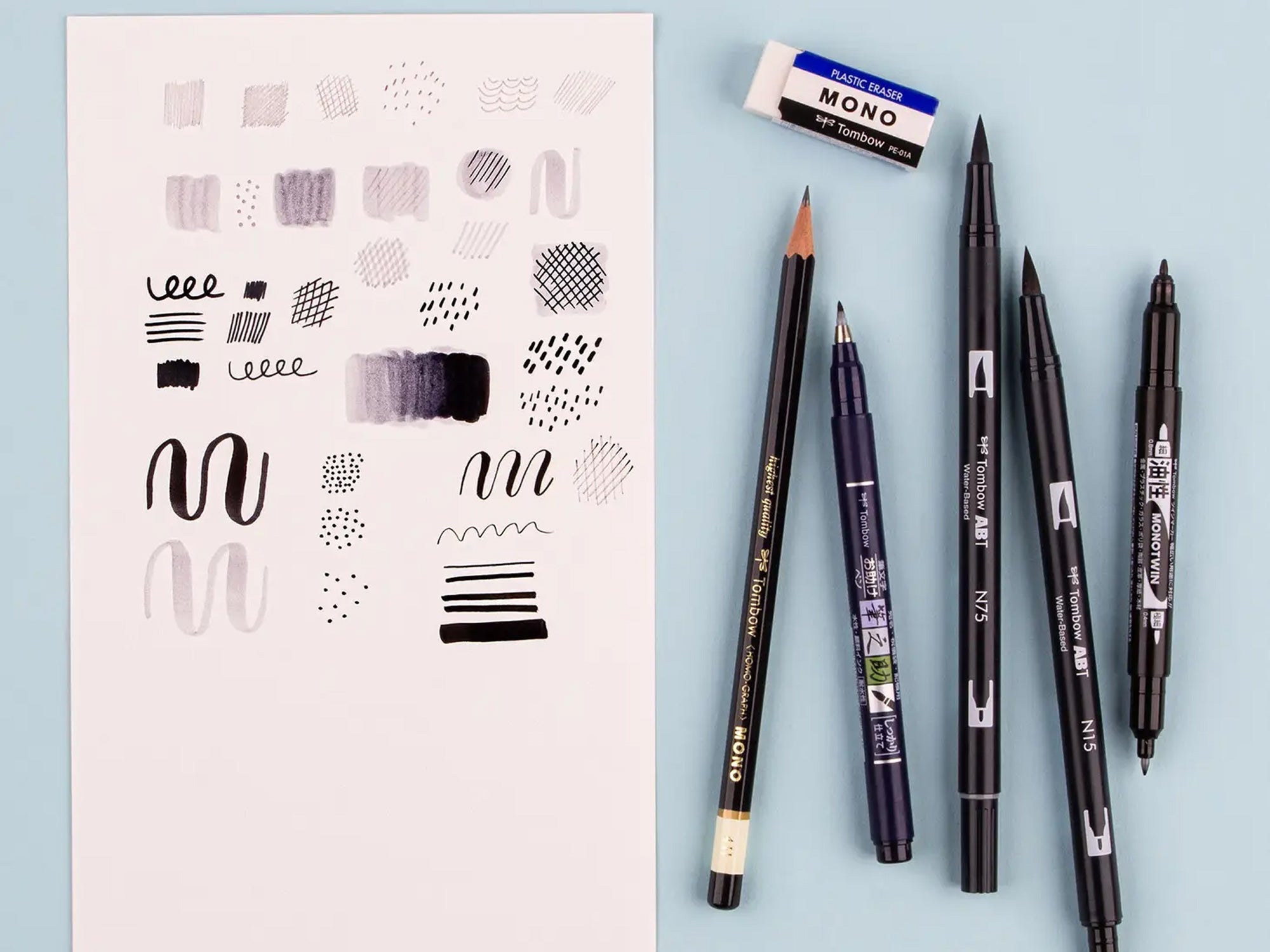 Tombow Dual Brush Pens (Neutrals) – Jenni Bick Custom Journals