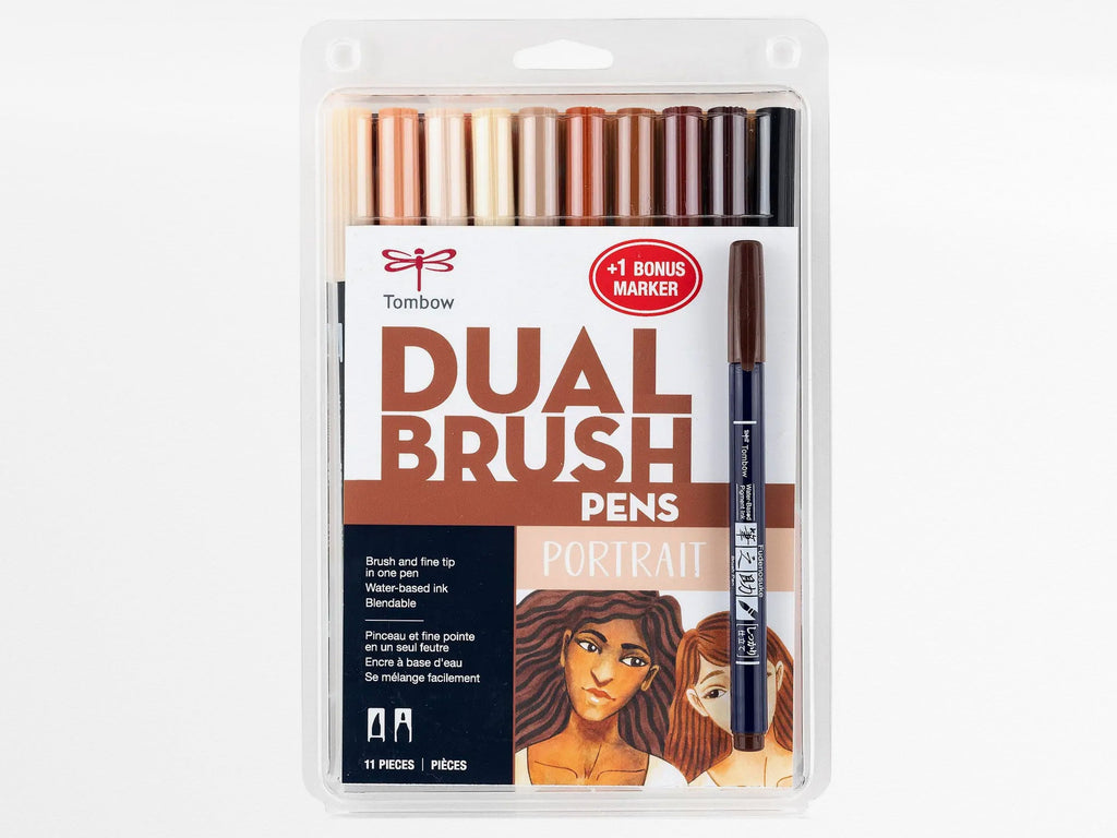 Tombow Dual Brush Pen Portrait Set