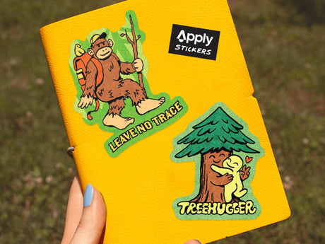 Tree Hugger Vinyl Sticker