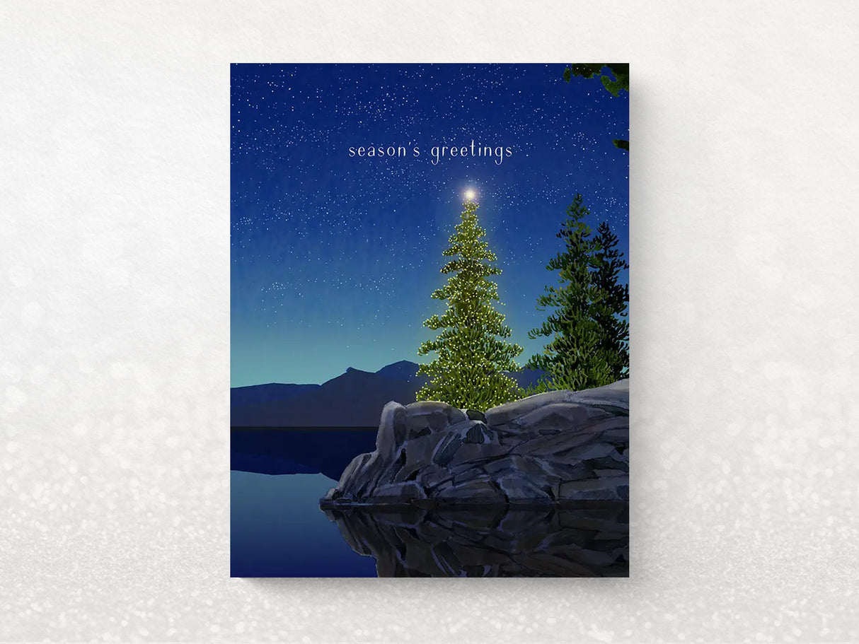 Twilight Tidings Holiday Greeting Cards, Box of 8