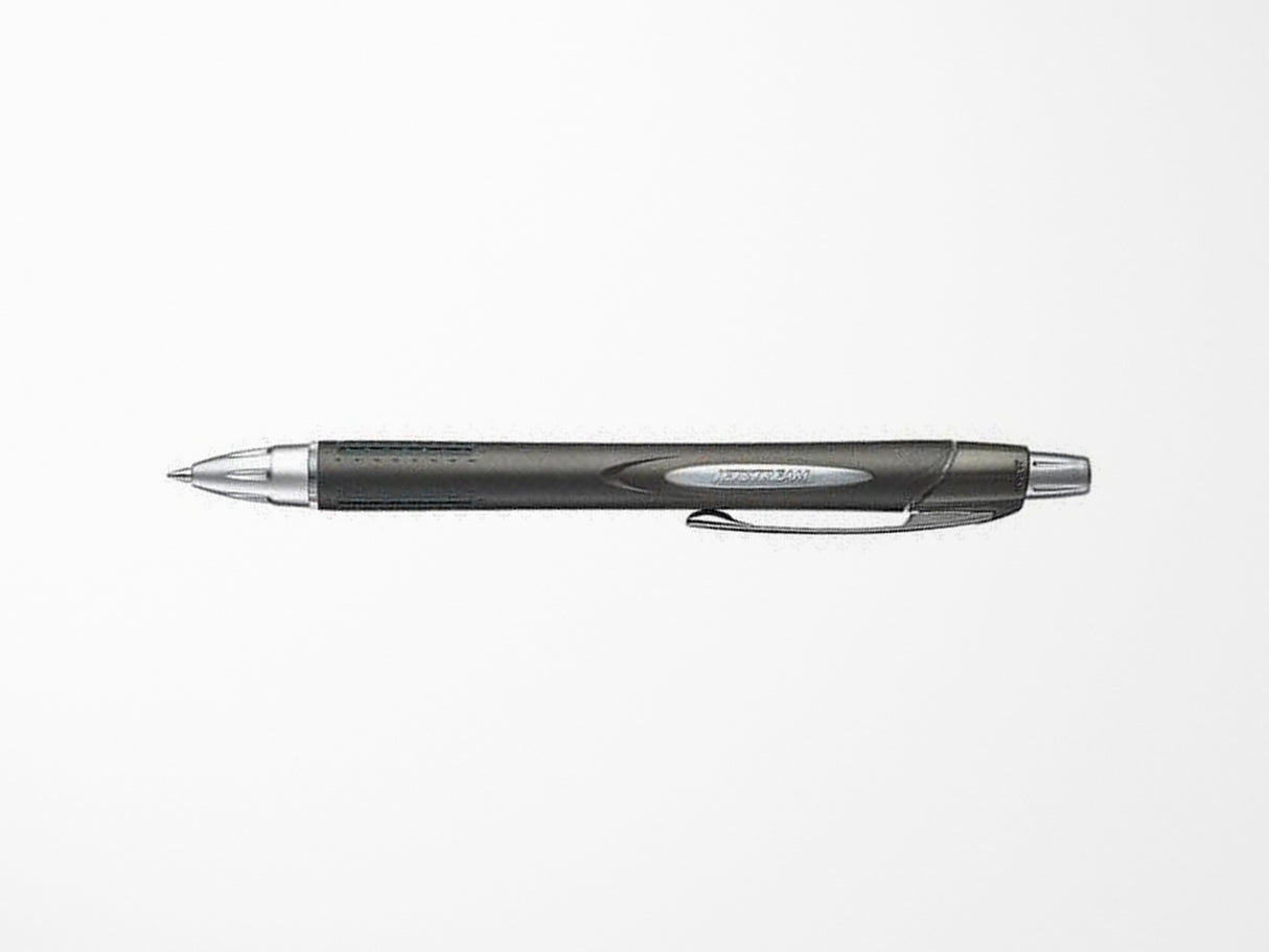 Uni Jet Stream 0.7MM Pen - Metallic Gunmetal Rubber