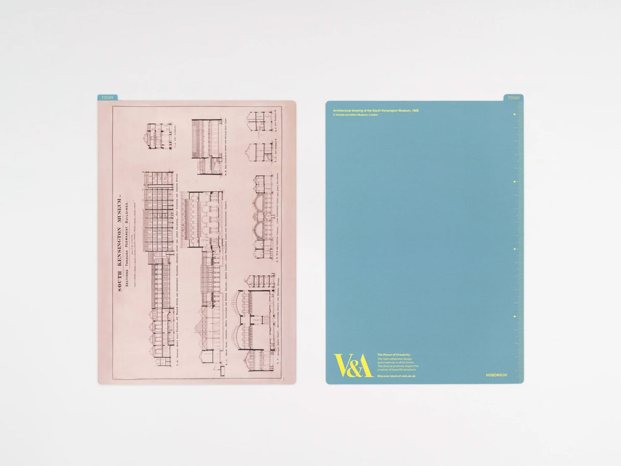 V&A Series: Hobonichi Pencil Board for A5 Size - Architectural Drawing