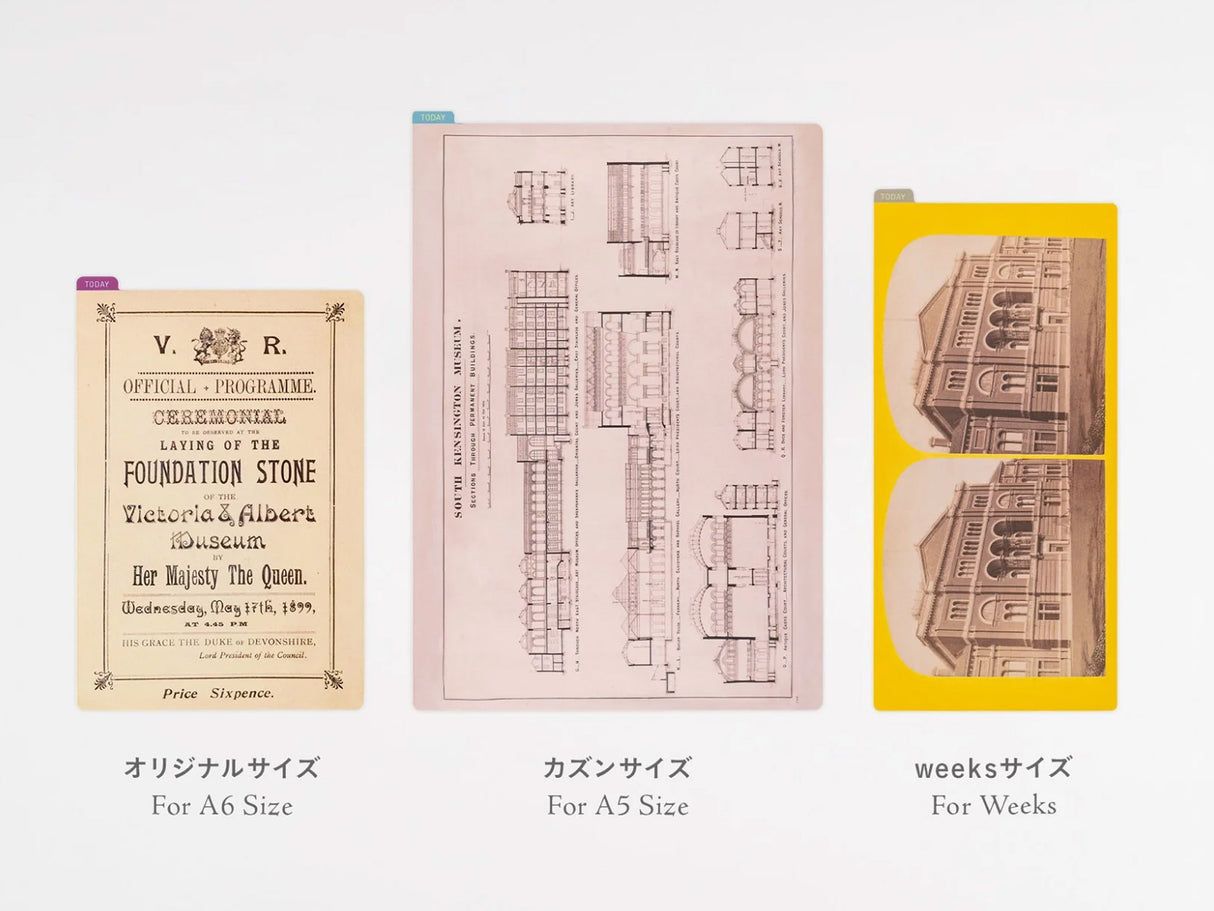 V&A Series: Hobonichi Pencil Board for A6 Size - V&A's Foundation Stone Programme