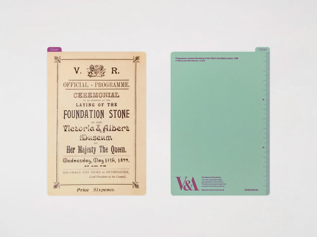V&A Series: Hobonichi Pencil Board for A6 Size - V&A's Foundation Stone Programme