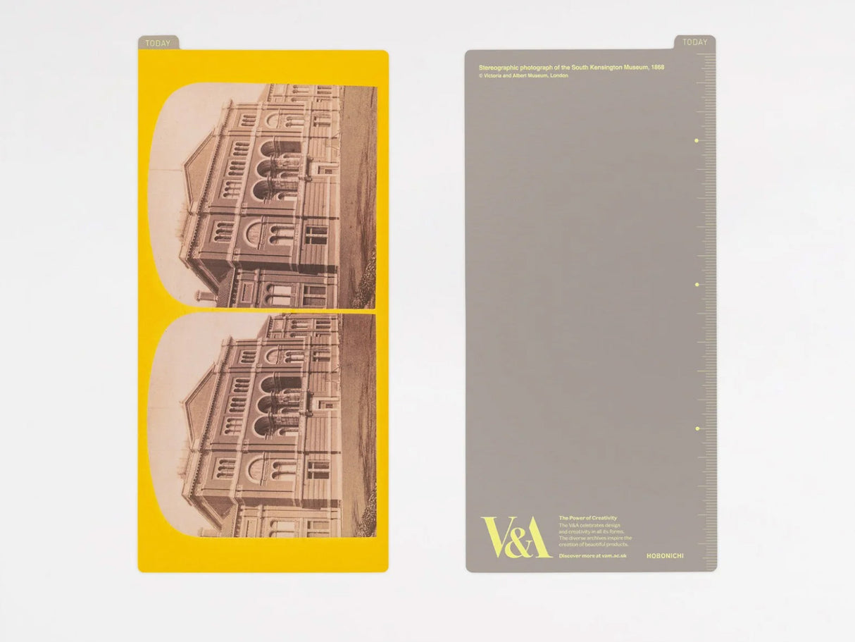 V&A Series: Hobonichi Pencil Board for Weeks - Museum Stereographic Photograph