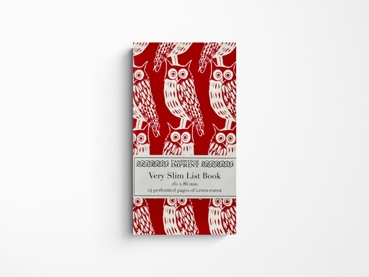 Very Slim List Book