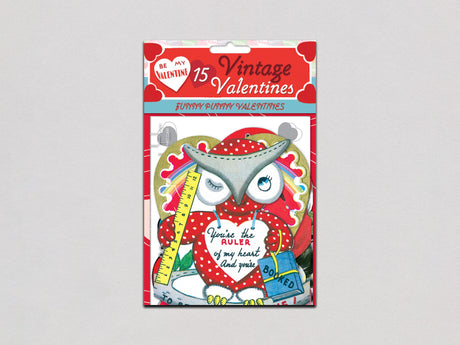 Vintage Valentine Cards - Set of 15