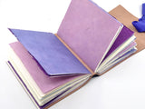 Violet Bouquet One of a Kind Leather Journal