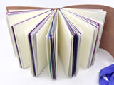 Violet Bouquet One of a Kind Leather Journal