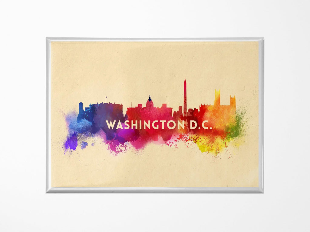 Washington DC Abstract Skyline Magnet