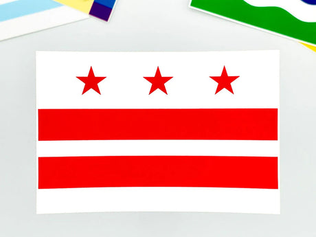 Washington DC Flag Sticker