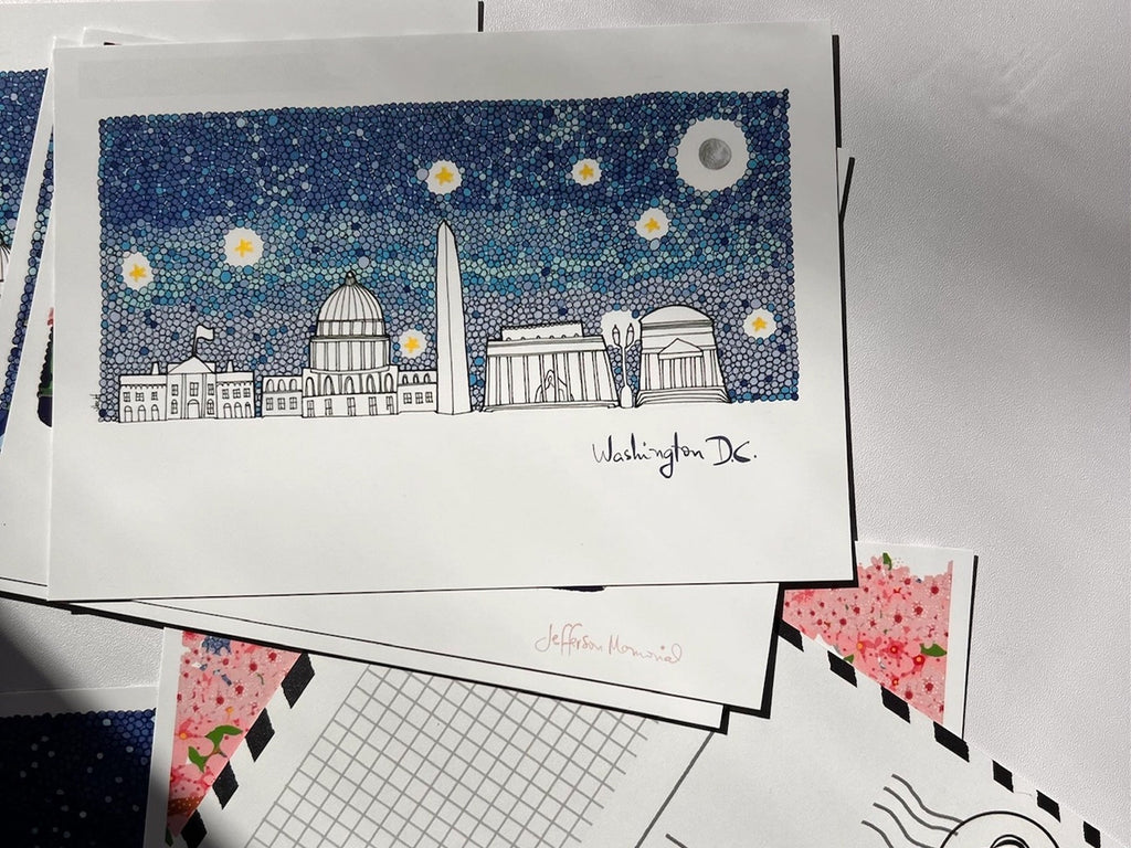 Washington DC Postcards - Set of 4 Designs