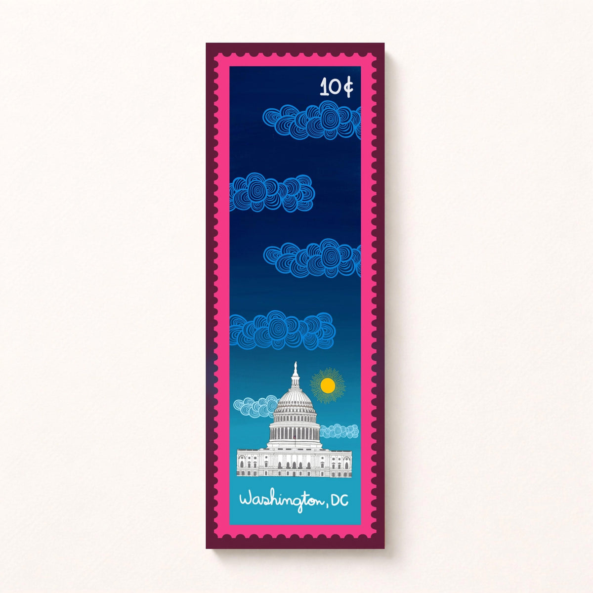 Washington DC Stamp Bookmark US Capitol – Jenni Bick Custom Journals