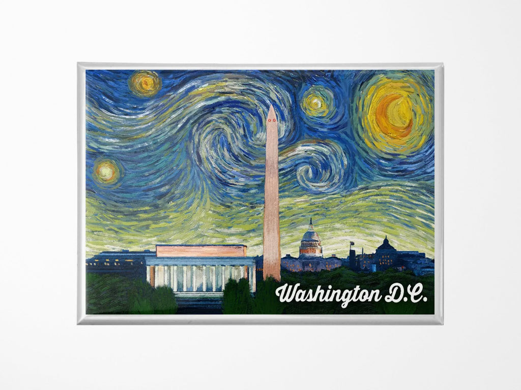 Washington DC Starry Night Magnet
