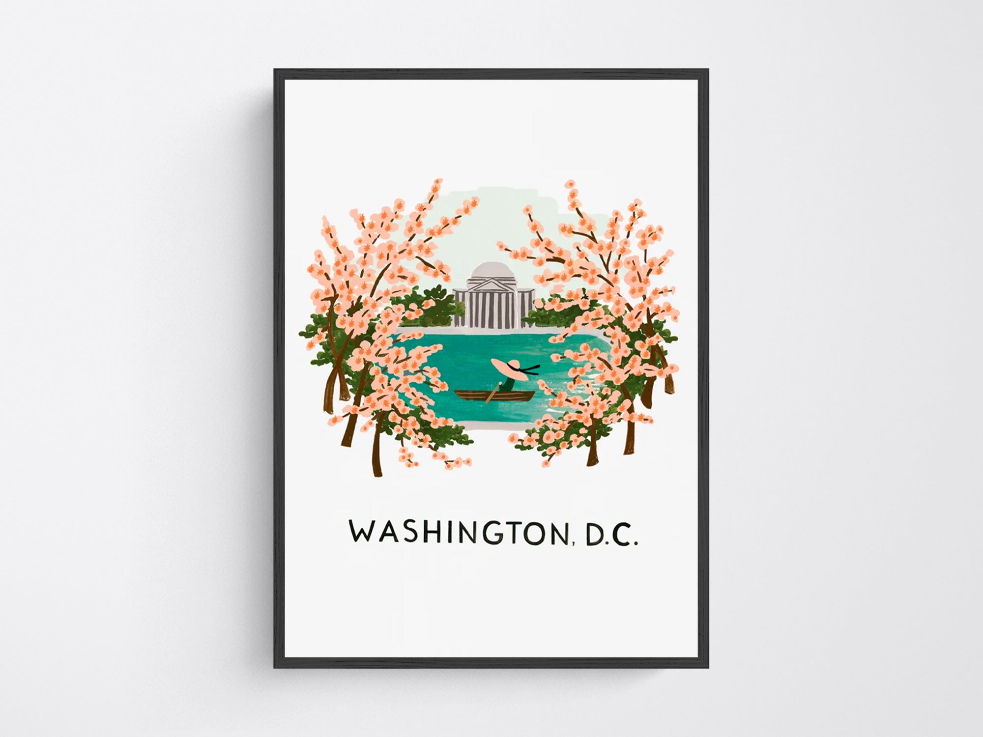 Washington DC Tidal Basin Print Jenni Bick Custom Journals
