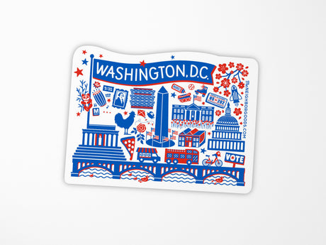 Washington D.C. Landmarks Sticker