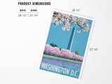 Washington Monument and Cherry Blossoms 1000 Piece Jigsaw Puzzle