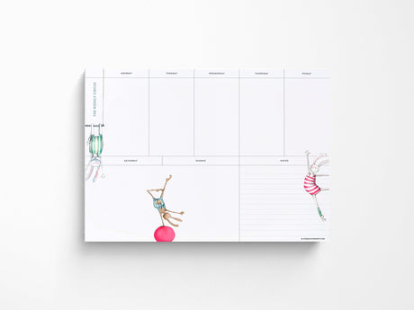 Weekly Circus Planner Notepad
