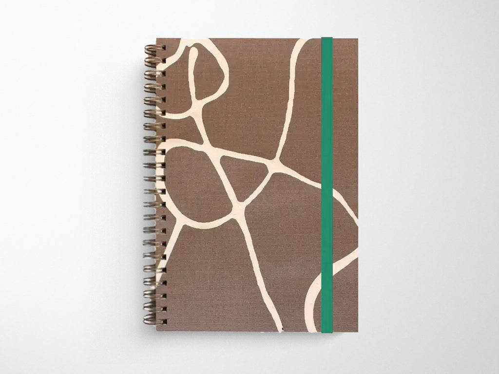 West A5 Wirebound Hand Painted Notebook
