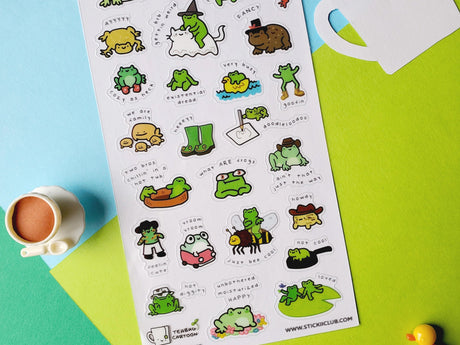What Are Frogs? 2 Sticker Sheet