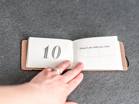 What I Love About You Leather Book