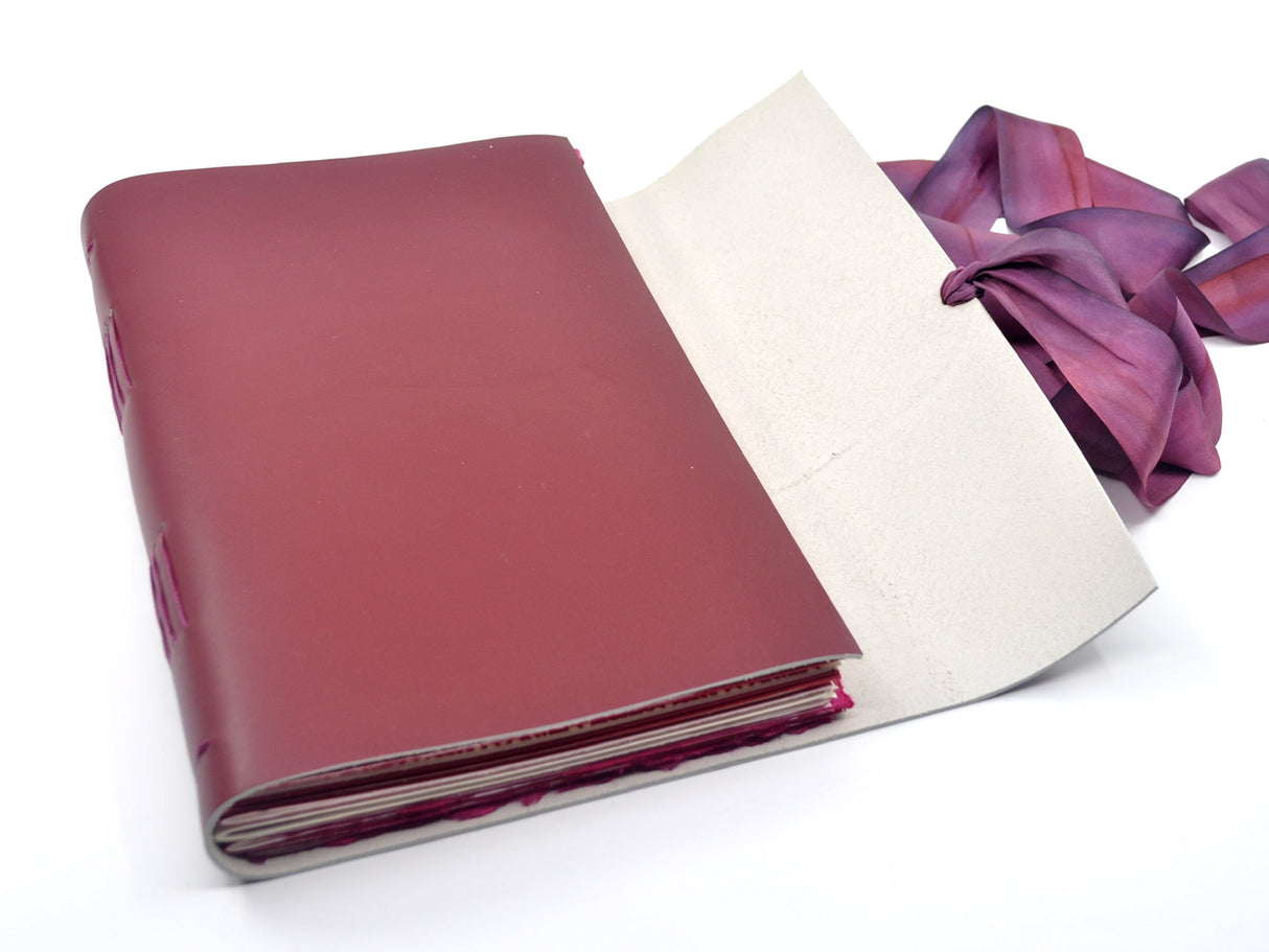 Berry Crush One of a Kind Leather Journal
