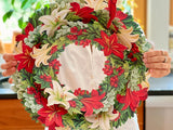 Winter Joy Wreath Pop Up Greeting Bouquet