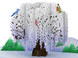 Winter Willow Pop-Up Card